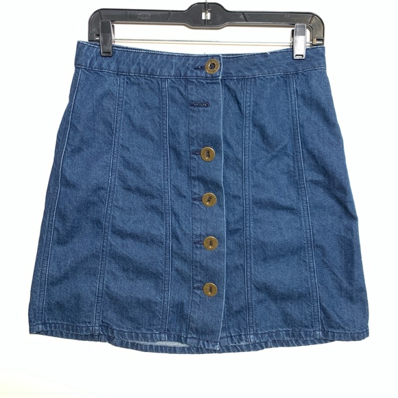 Pilgro and the Letterpress Mini Denim Skirt Size 2P - Picture 4 of 14